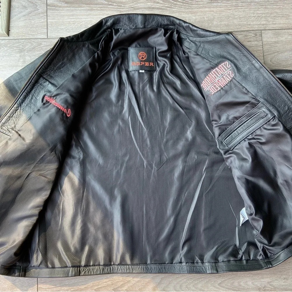 Roper Strathmore Stampede Western Leather Jacket - Picture 15 of 16